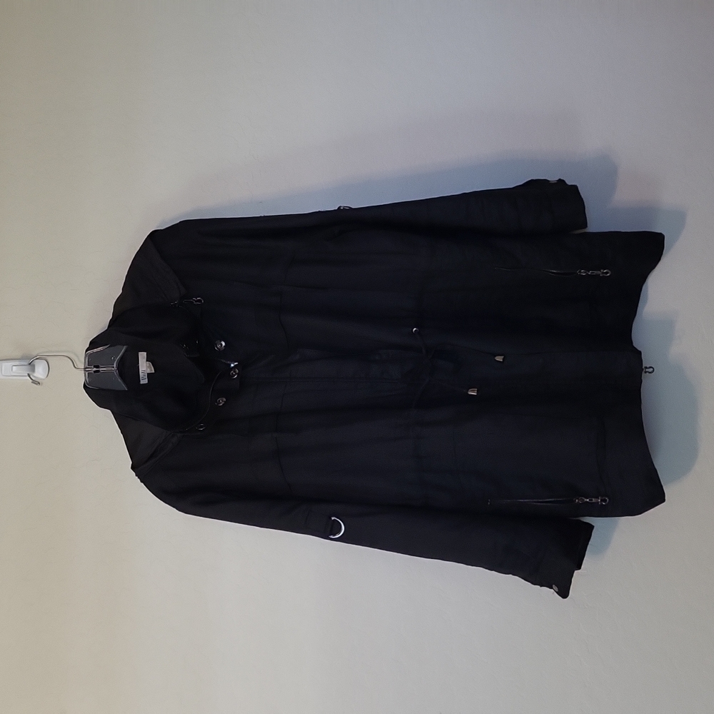 Puli Jacket Hooded Safari Style Hooded Jacket Snap Front with Zipper Size XL